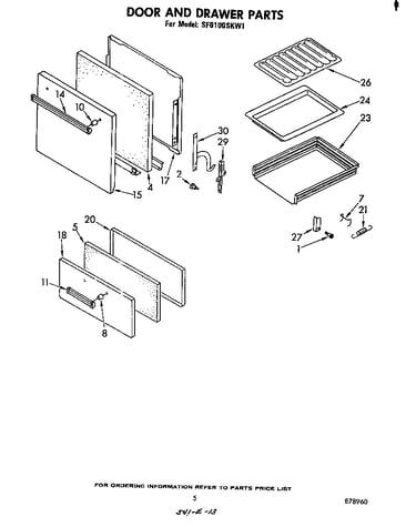 Door and drawer