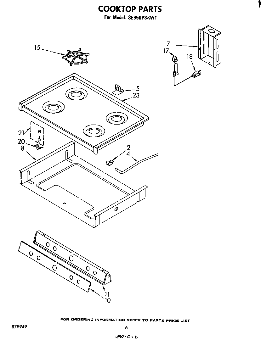 Cook top