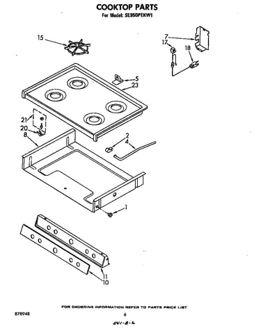 Cook top