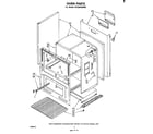 Whirlpool SF330PSKW0 oven diagram