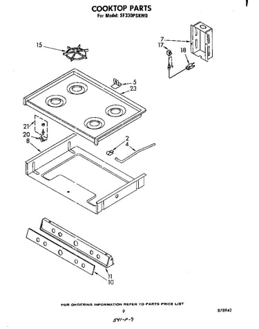 Cook top