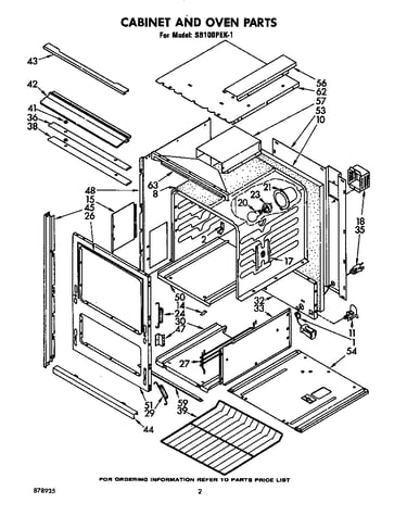 Cabinet & oven parts