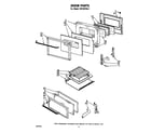 Whirlpool SB100PEK1 door parts diagram