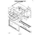 Whirlpool SM958PSKW1 cabinet and stirrer diagram