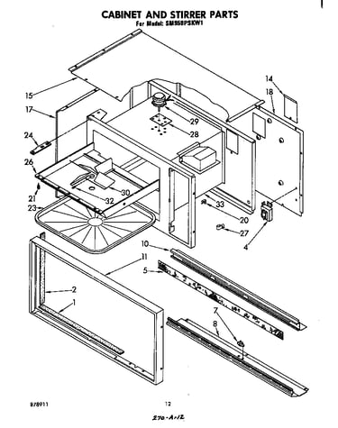 Cabinet and stirrer