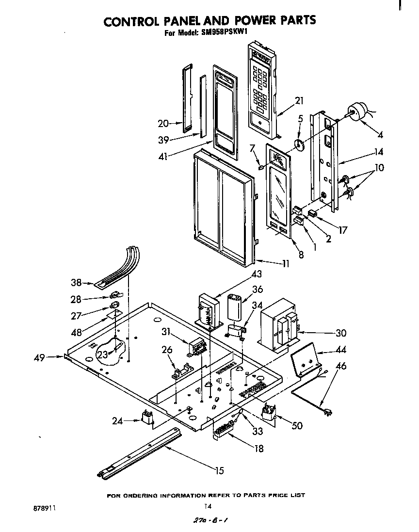 CONTROL PANEL AND POWER