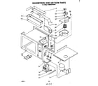 Whirlpool SM958PSKW1 magnetron and air flow diagram