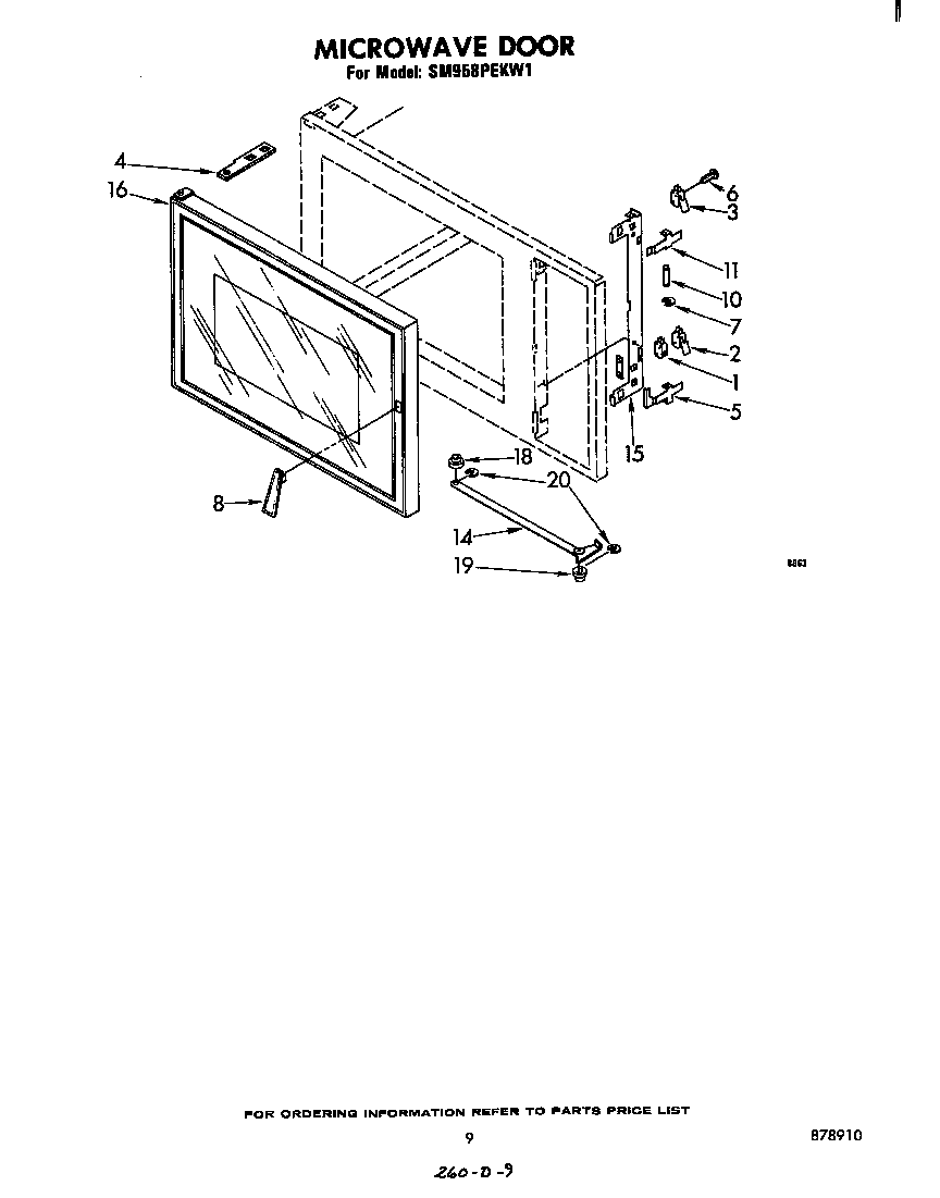 Microwave door