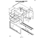 Whirlpool SM958PEKW1 cabinet and stirrer diagram