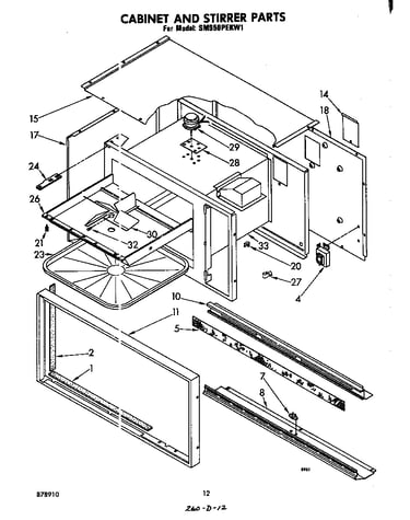 Cabinet and stirrer