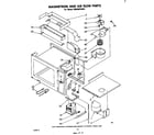 Whirlpool SM958PEKW1 magnetron and air flow diagram