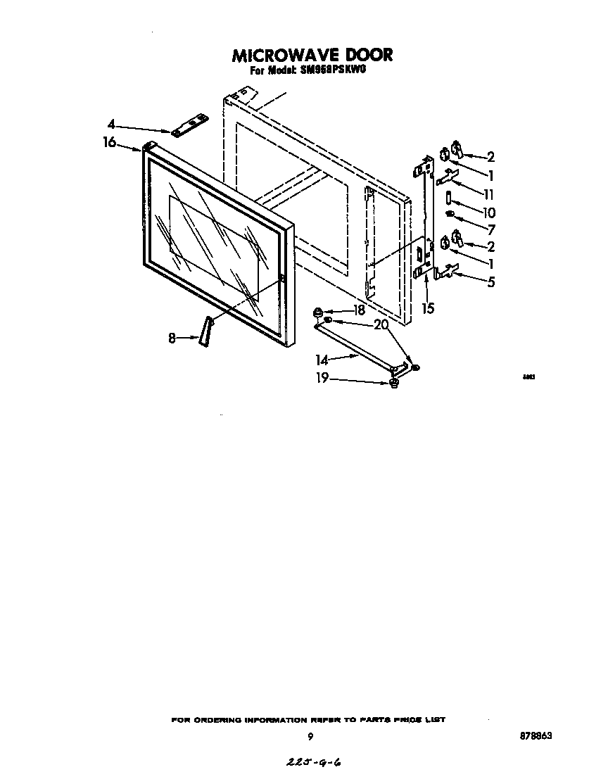 Microwave door