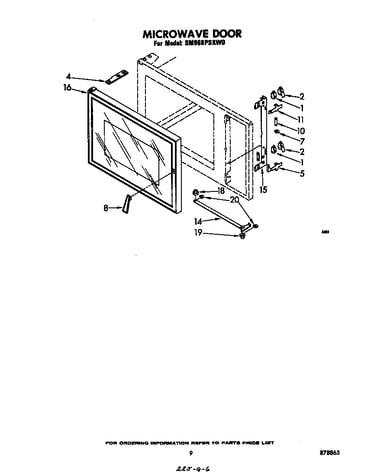 Microwave door