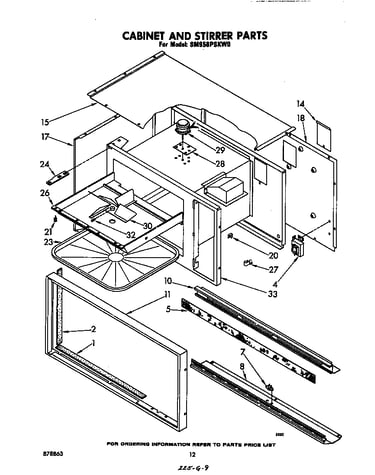 Cabinet and stirrer