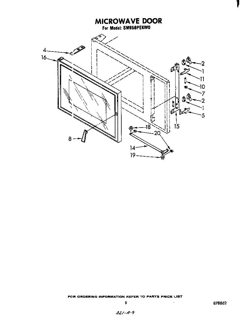 Microwave door