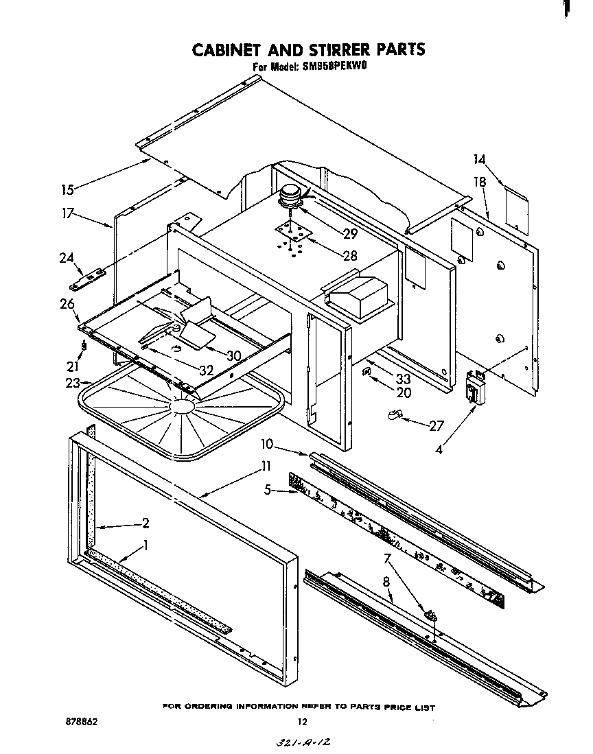 Cabinet and stirrer