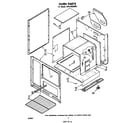 Whirlpool SF5140SKW0 oven diagram