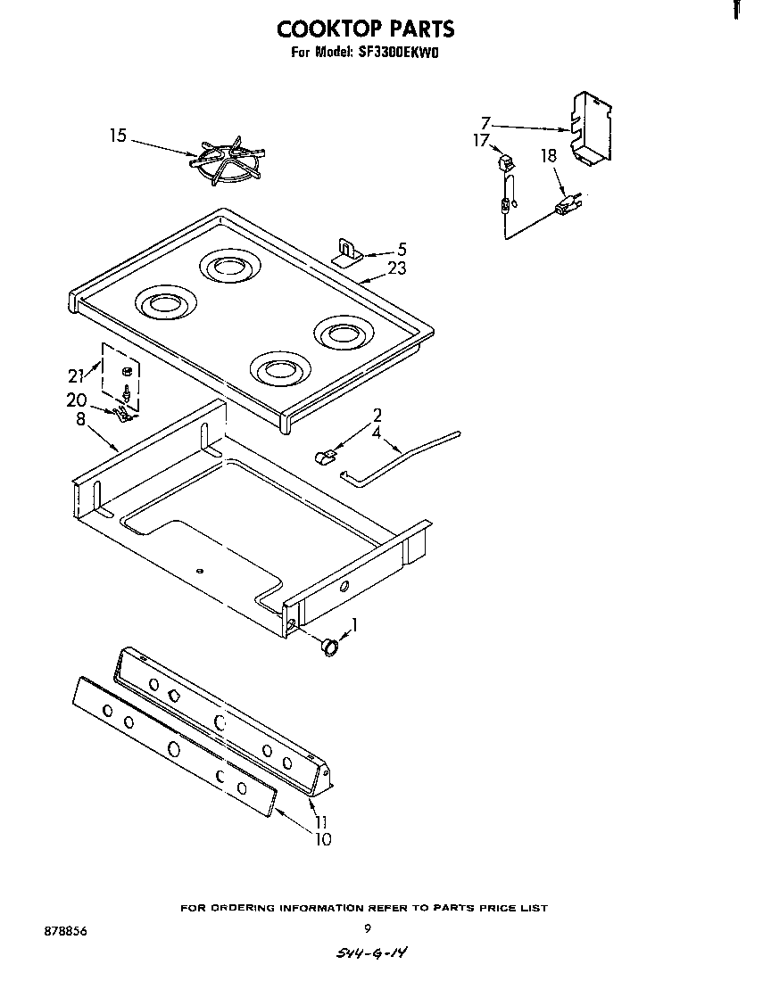 Cook top