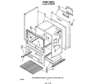 Whirlpool SF3100EPW0 oven diagram