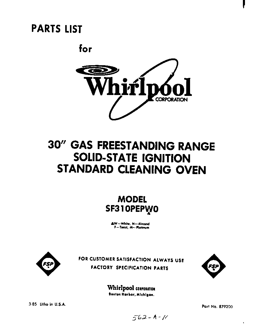 Front cover