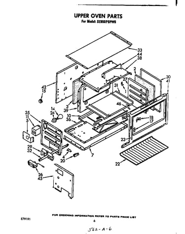 Upper oven