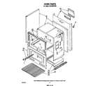 Whirlpool SF3300EPW0 oven diagram