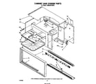Whirlpool SM958PSKW2 cabinet and stirrer diagram