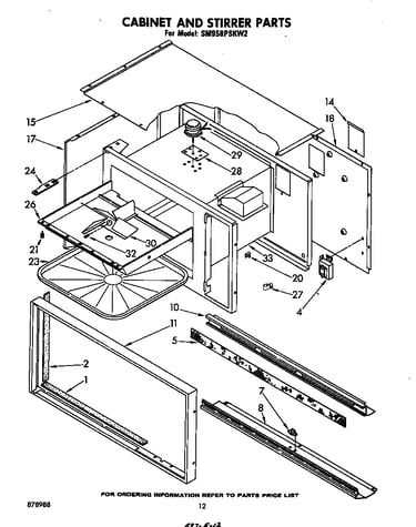 Cabinet and stirrer