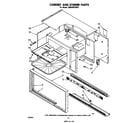 Whirlpool SM958PEKW2 cabinet and stirrer diagram