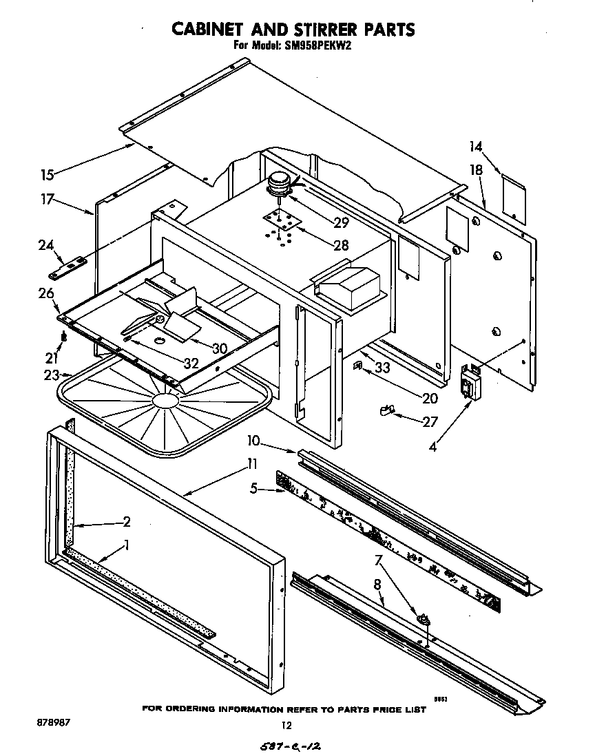 Cabinet and stirrer