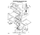 Whirlpool SM958PEKW2 magnetron and airflow diagram