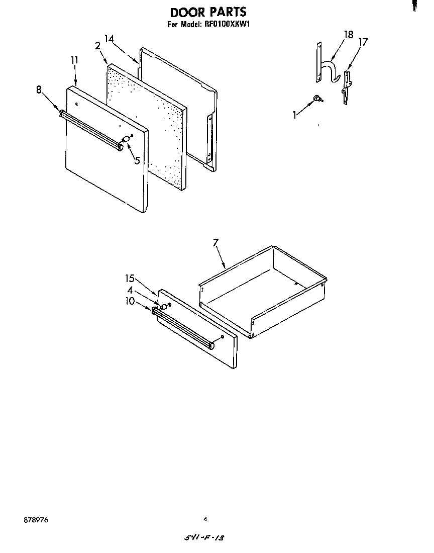 Door and drawer