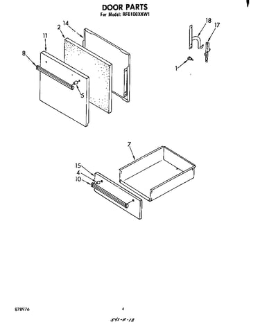 Door and drawer