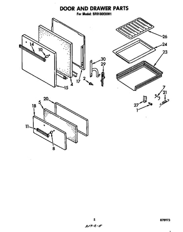 Door and drawer