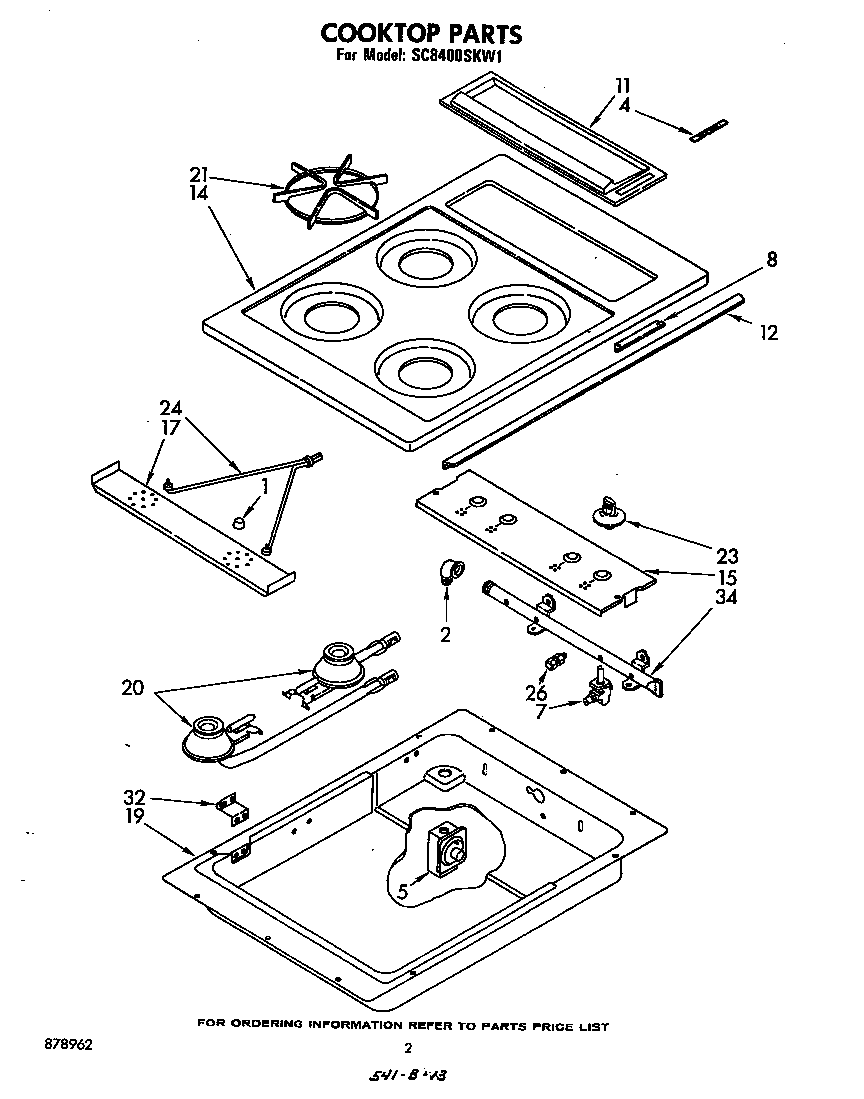 COOKTOP PARTS