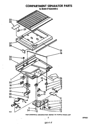 Compartment separator