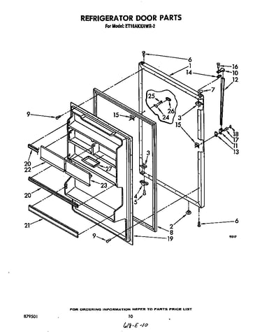 Refrigerator door