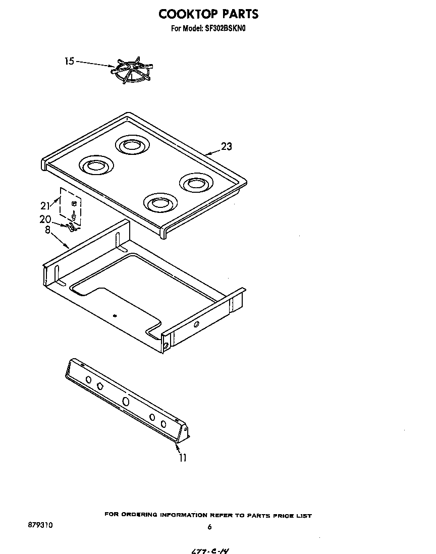 Cook top