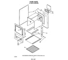 Whirlpool SF0105SPW0 oven diagram