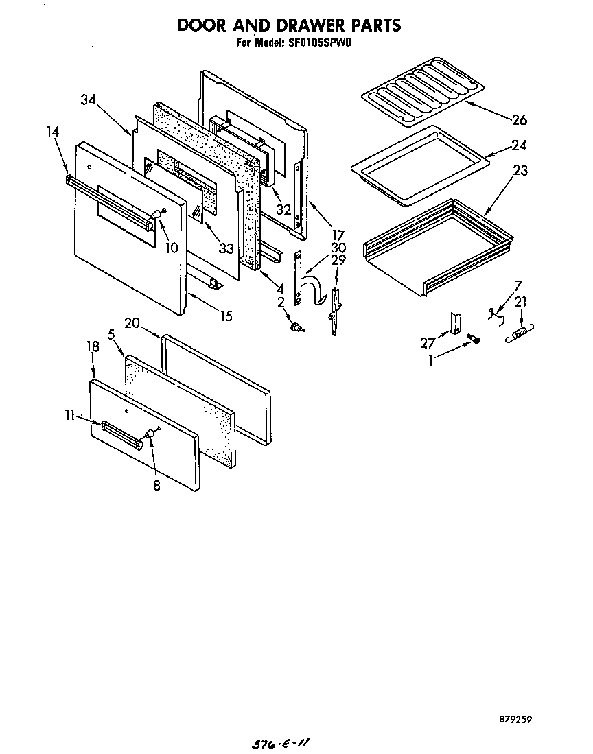 Door and drawer