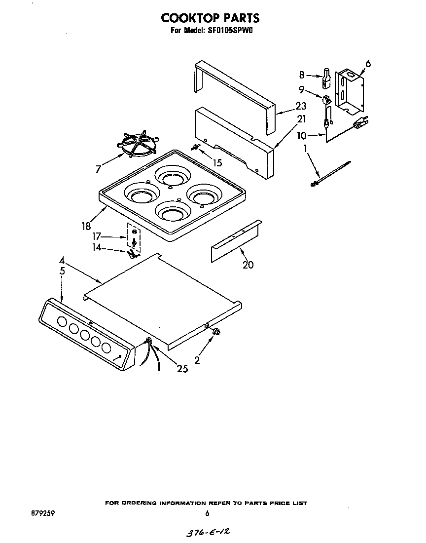 Cook top