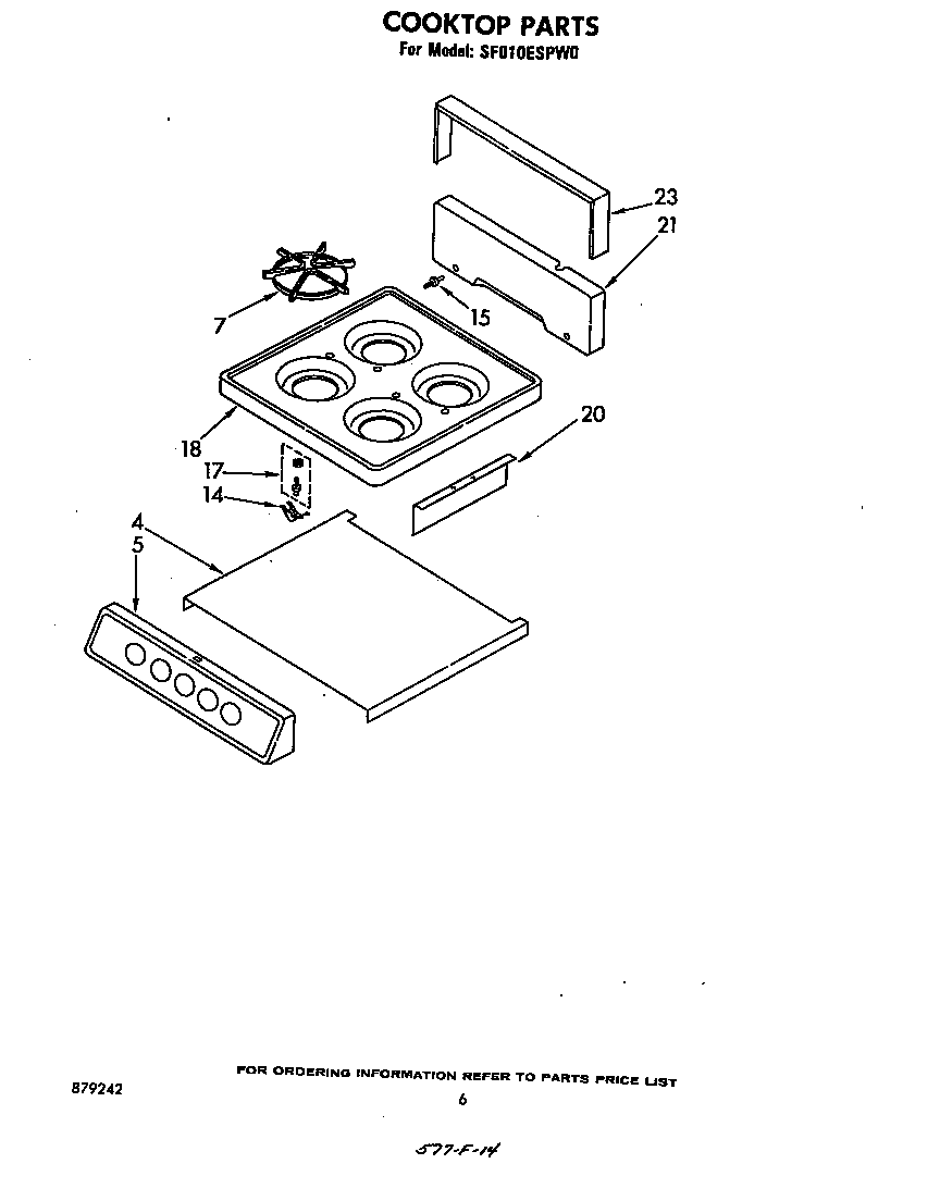 Cook top
