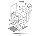 Whirlpool SF335EEPW0 oven diagram