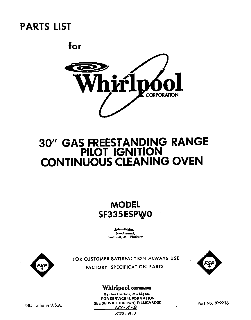 Front cover