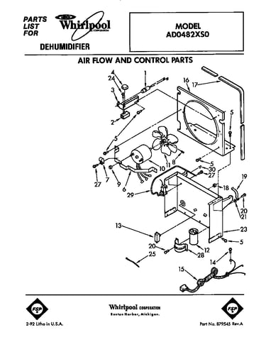 Air flow and control parts