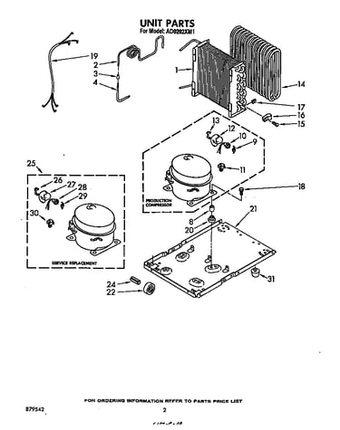 Unit parts