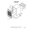 Whirlpool AD0202XM1 cabinet parts diagram