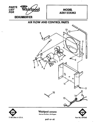 Air flow and control parts