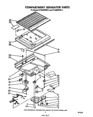 Compartment separator