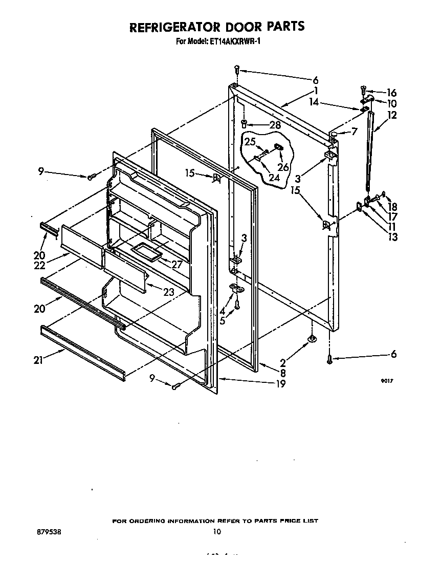 Refrigerator door